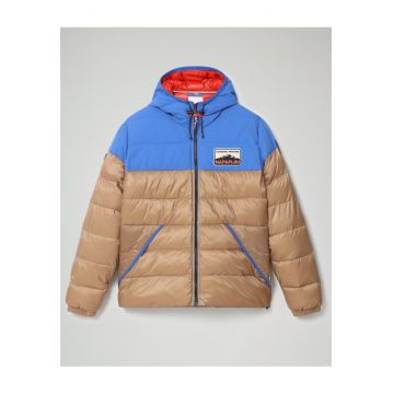 Geaca cu gluga color block Ater