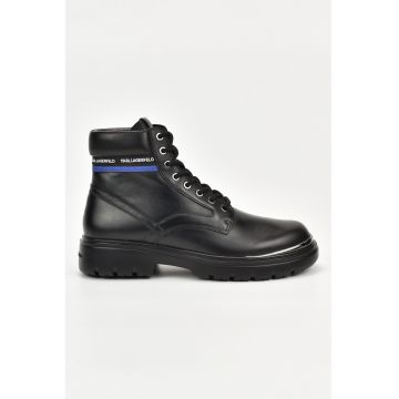 Ghete din piele - Negru