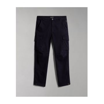 Pantaloni cargo din amestec de bumbac Schiste -