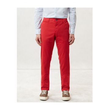 Pantaloni chino Mana cu talie medie