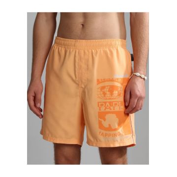 Pantaloni scurti de baie cu imprimeu logo Galapagos