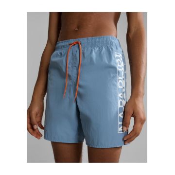 Pantaloni scurti de baie cu print logo.