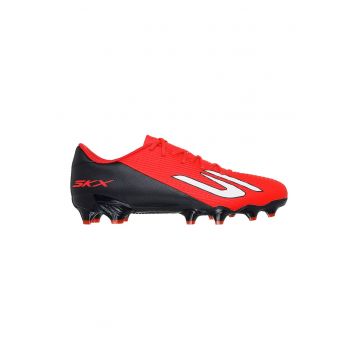 Pantofi Skx 2 Academy cu crampoane pentru fotbal - Negru/Rosu vermillion