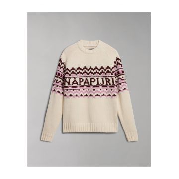 Pulover cu guler rotund din amestec de lana lHorlick -