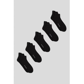 Set de sosete pana la glezna - 3 perechi - Negru
