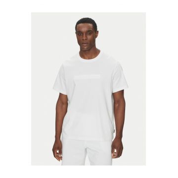 Tricou barbat -  alb - bumbac