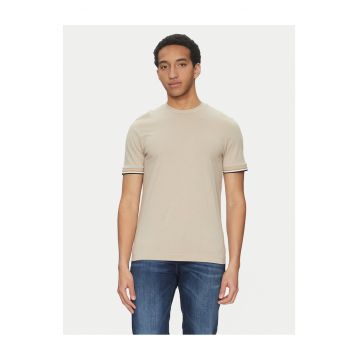 Tricou barbat  bej - din bumbac