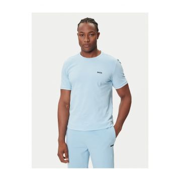 Tricou barbat  bumbac - albastru deschis