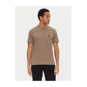 Tricou barbat  bumbac - maro -