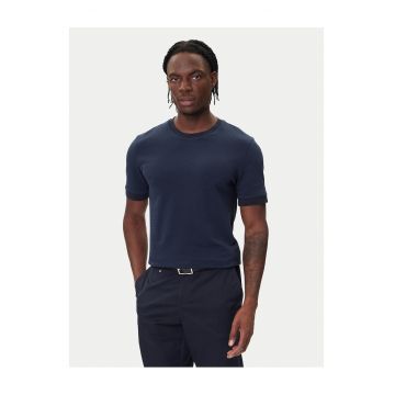 Tricou barbat  culoare bleumarin - bumbac