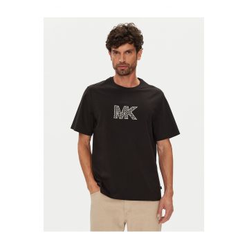 Tricou barbat -  negru - din bumbac