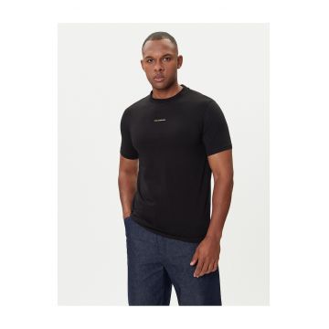 Tricou barbatesc  negru - bumbac