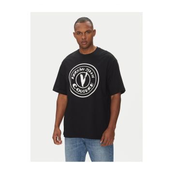 Tricou barbatesc  negru - bumbac