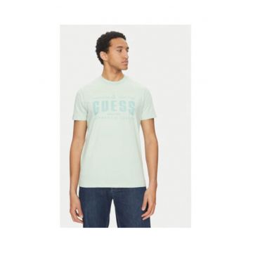 Tricou cu decolteu la baza gatului si logo