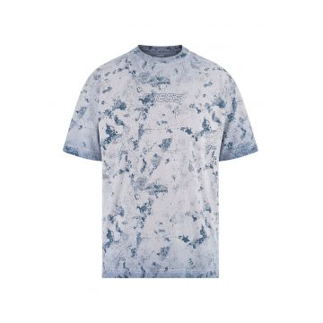 Tricou cu logo pentru antrenament - Albastru deschis