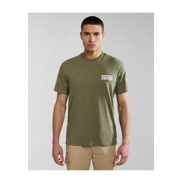 Tricou din bumbac cu imprimeu logo Amundsen -