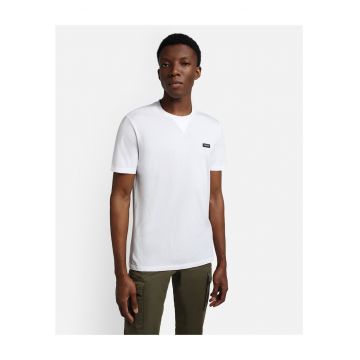 Tricou din bumbac la baza gatului Rhemes -