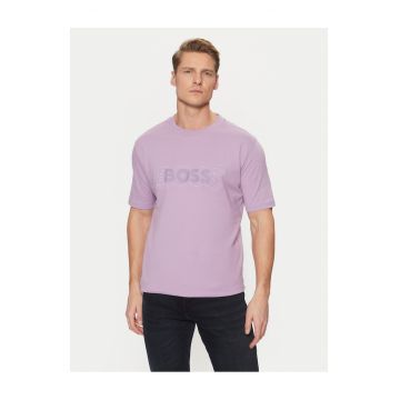 Tricou  mov din bumbac - Mov