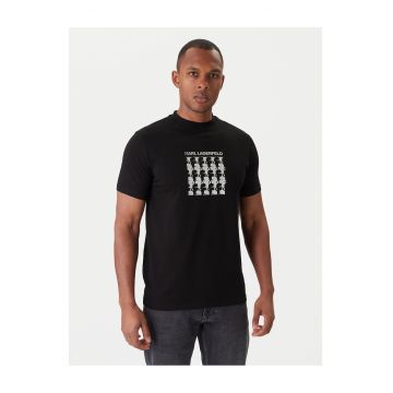 Tricou  negru - bumbac