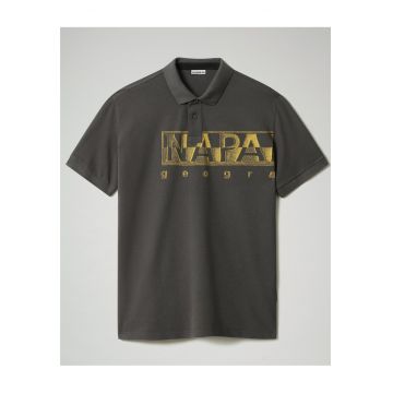 Tricou polo cu logo supradimensionat Eallar