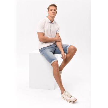 Tricou polo  O-Nikos alb