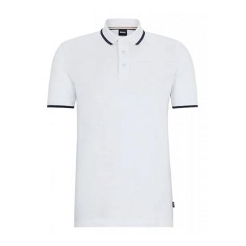 Tricou  Polo Parlay 190 - alb - 100% bumbac