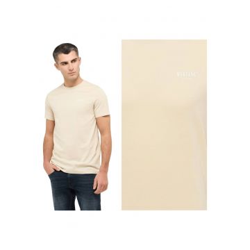 Tricou Regular Fit Maneca Scurta - Bej