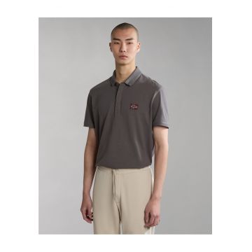 Tricou slim fit din bumbac piqué Ebea -