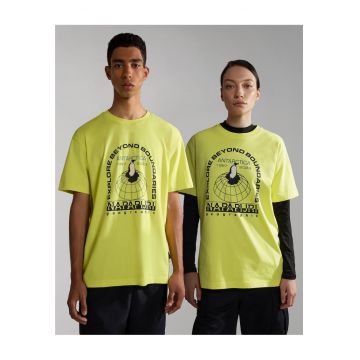 Tricou unisex cu imprimeu Hill -