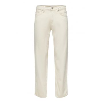 Blugi barbati  albi -