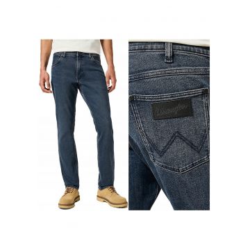 Blugi Barbati -  Greensboro - Straight Fit - Talie Medie - 5 Buzunare - Fermoar - Lungi - Bumbac - W29-L32 US - Albastru