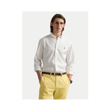 Camasa barbati  alb - bumbac -