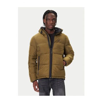 Geaca de iarna barbati  verde