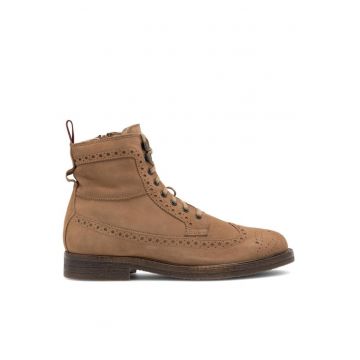 Ghete barbati  din piele naturala - Bej