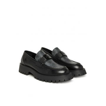 Mocasini barbati -  din piele naturala - negru