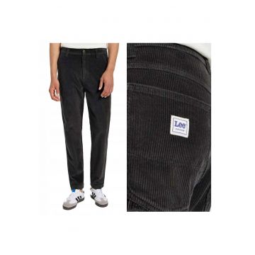 Pantaloni Barbati -  Carpenter - Lungi - Straight Fit - Talie Medie - 5 Buzunare - Fermoar - Bumbac - W33-L32 US - Gri