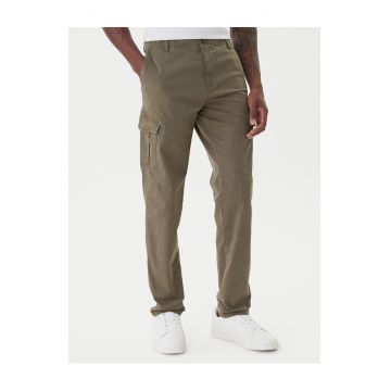 Pantaloni barbati  verzi - bumbac