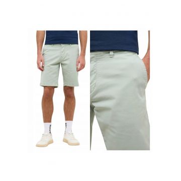 Pantaloni Scurti Barbati -  Amsterdam - Regular Fit - Lungime Scurta - 3 Buznuare - Talie Joasa - Fara Inchidere - Bumbac - 34 USA - Verde