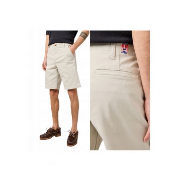 Pantaloni Scurti Barbati -  CJ Chino Shorts - Regular Fit - Lungime Scurta - 5 Buzunare - Talie Medie - Cu Fermoar - Bumbac - 34 USA - Bej