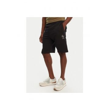 Pantaloni sport barbati  negru - material respirabil