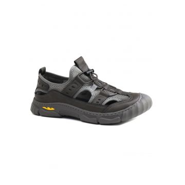 Pantofi barbati decupati A93001 - Gri