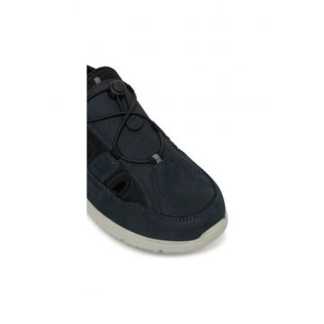 Pantofi sport barbati - 32102 -  Piele naturala - Bleumarin