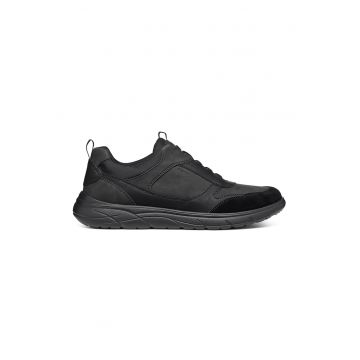 Pantofi sport slip-on cu detalii din piele intoarsa Portello - Negru