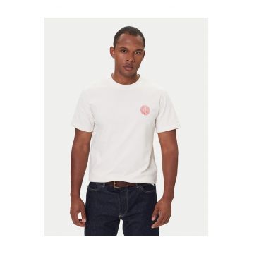 Tricou barbati  alb - bumbac