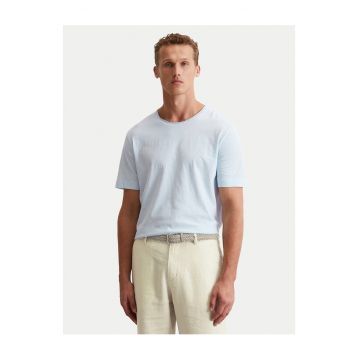 Tricou barbati  albastru deschis - bumbac