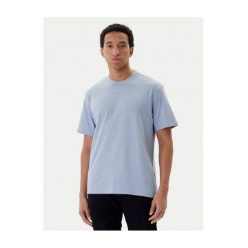 Tricou barbati -  Albastru deschis - Bumbac - Albastru