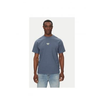 Tricou barbati  EQYZT08017 - Bumbac - Bleumarin - Bleumarin