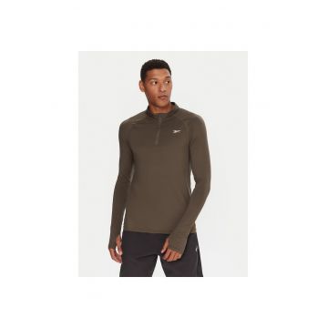 Tricou sport barbati  kaki - material tehnic