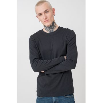 Bluza slim fit din bumbac Arlington - Negru