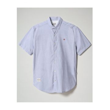 Camasa din bumbac cu maneca scurta Ging -